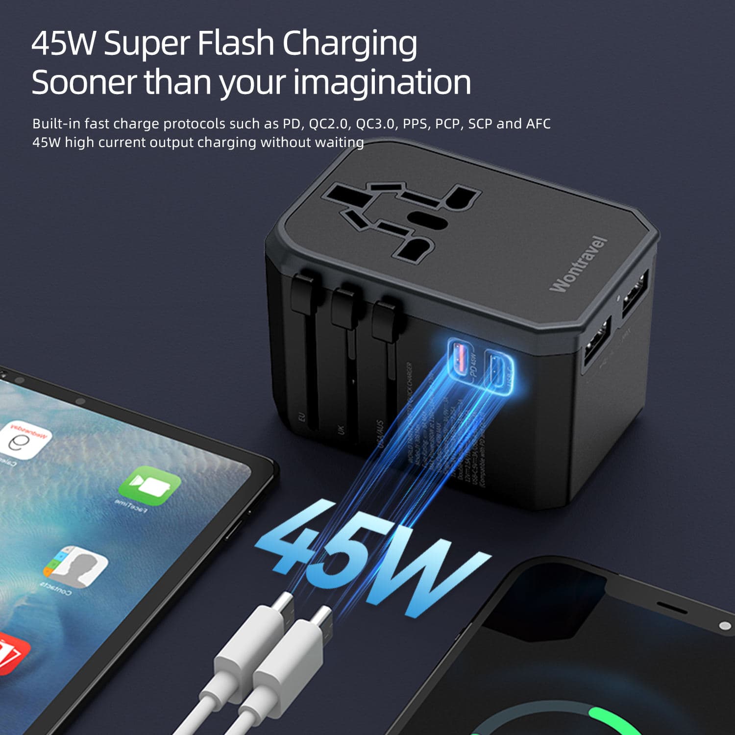 Universal Travel Adapter - 3