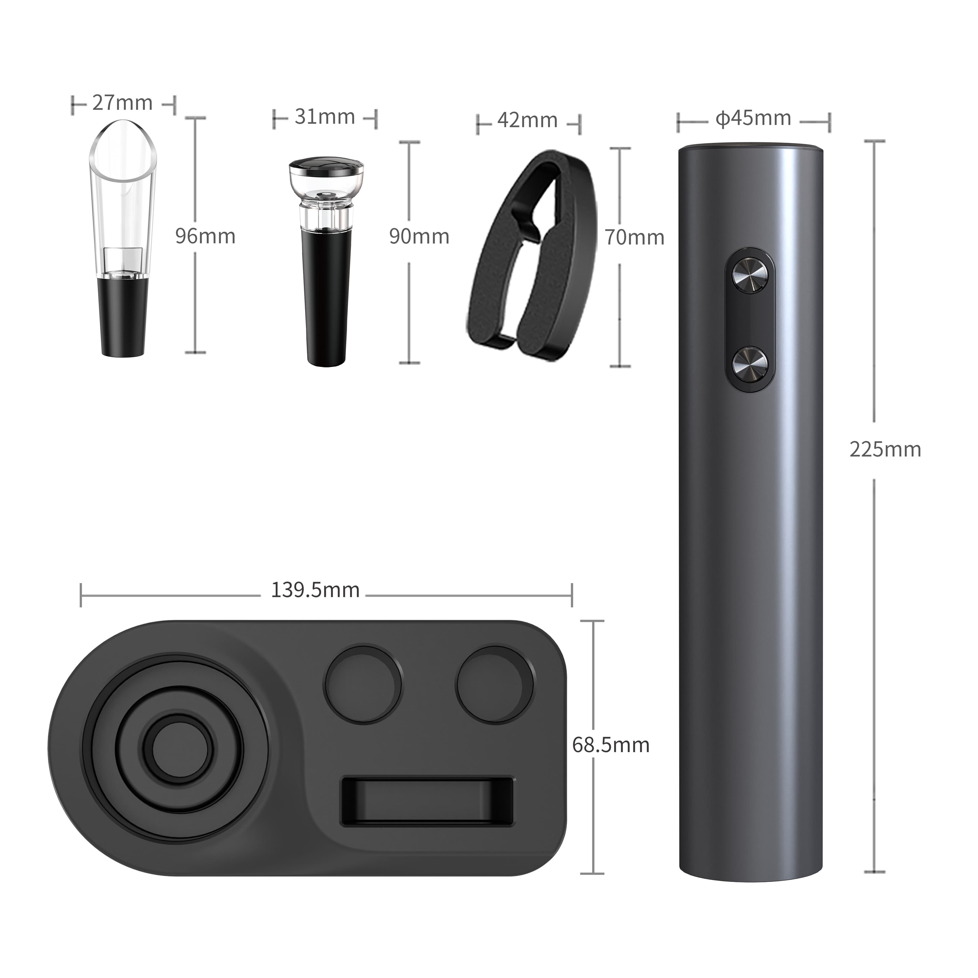 ชุดที่เปิดไวน์ไฟฟ้า (Electric Wine Opener Set) - 1