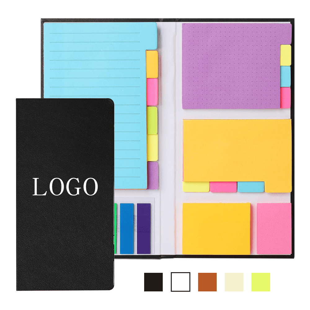 ชุดกระดาษโน้ตพร้อมปกหนัง (Premium Sticky Notes Set)