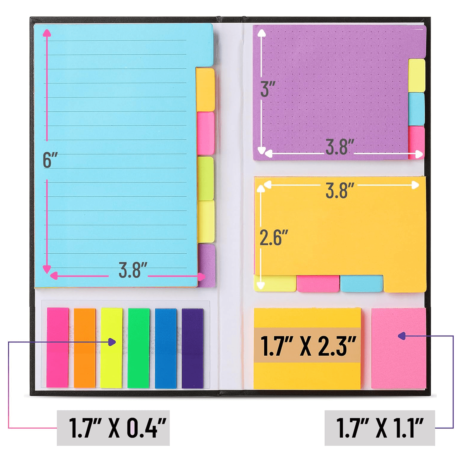 ชุดกระดาษโน้ตพร้อมปกหนัง (Premium Sticky Notes Set) - 4