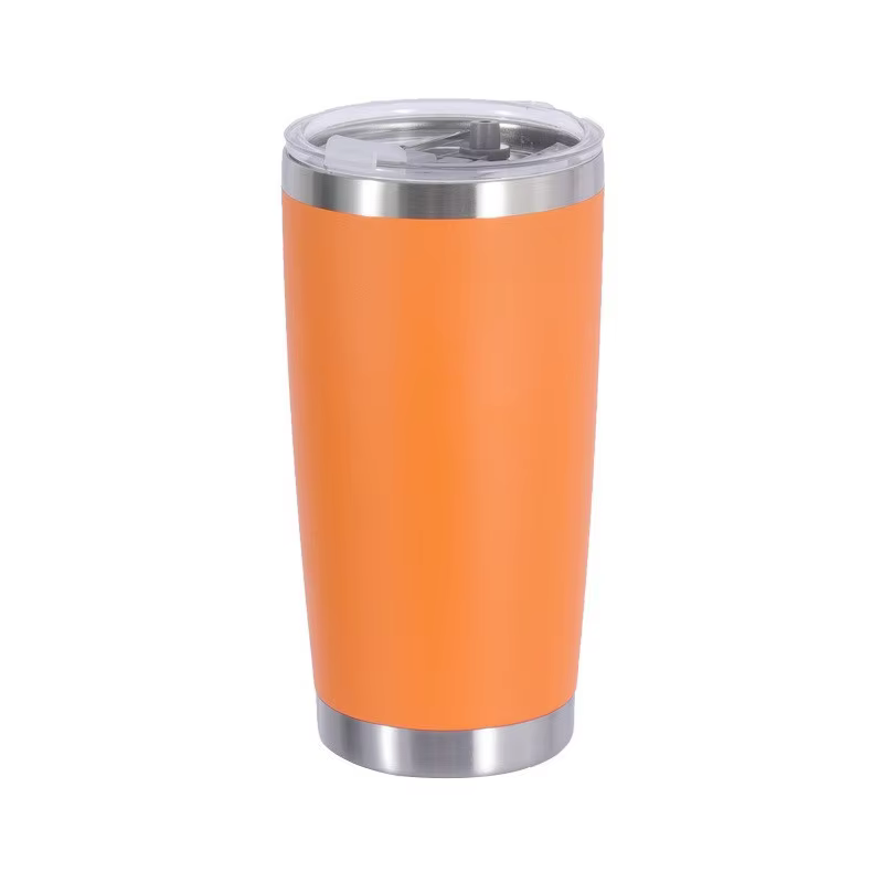 แก้วกาแฟสแตนเลสพร้อมฝาปิด 600 ml - 4