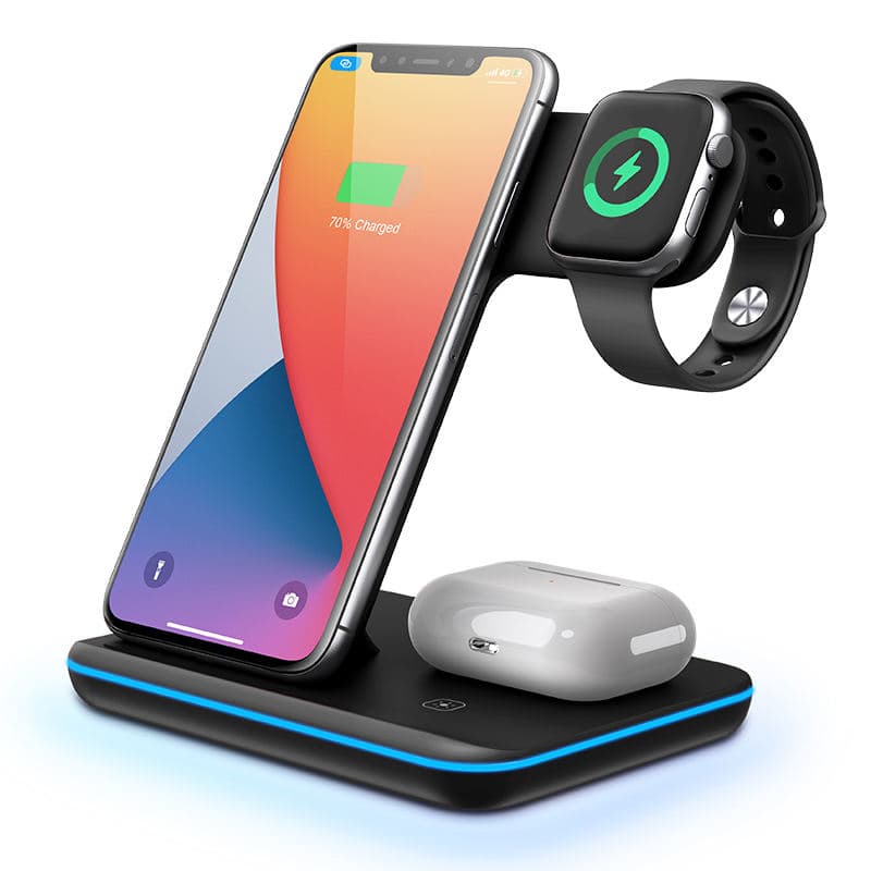 แท่นชาร์จไร้สาย 3-in-1 (3-in-1 Wireless Charging Station)