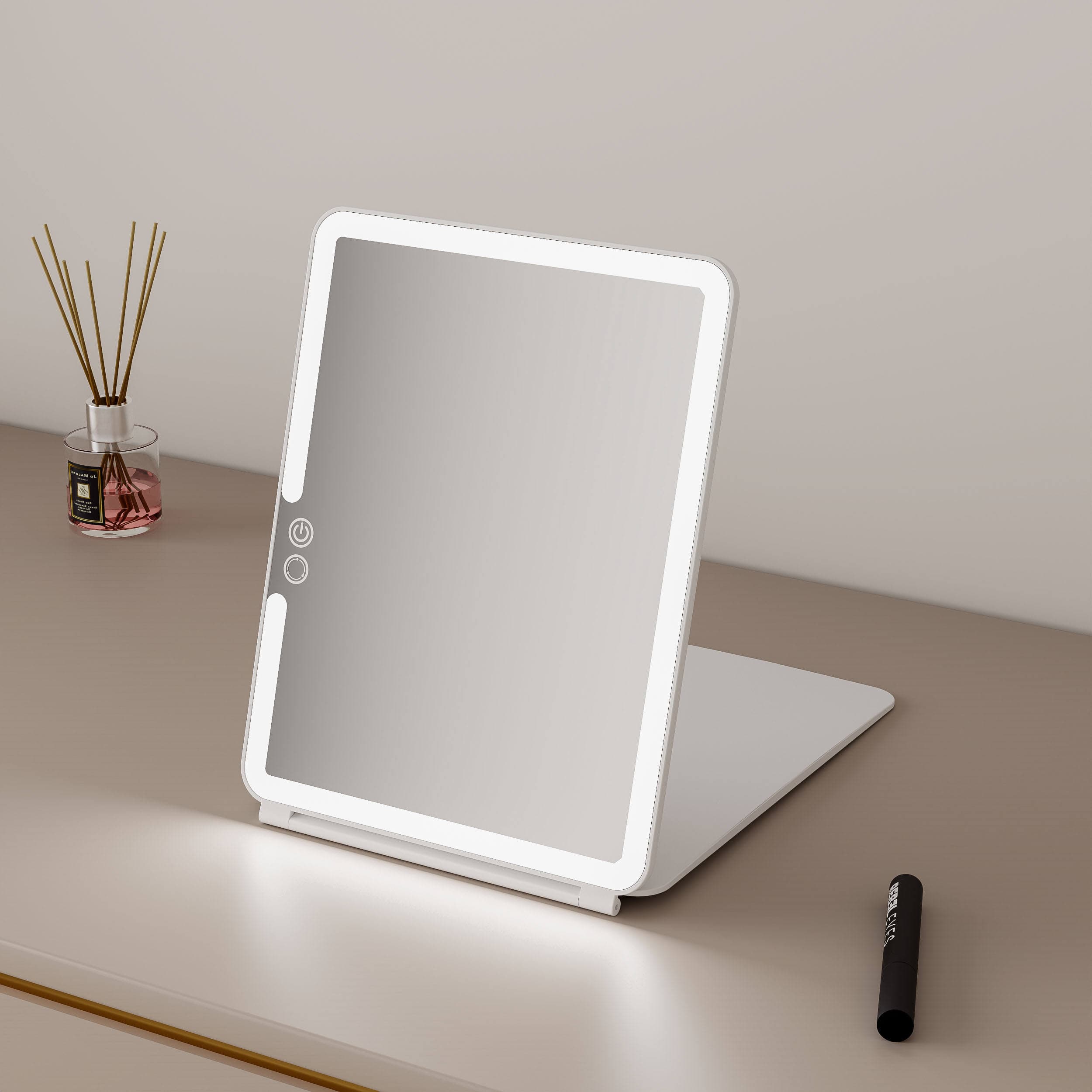 กระจกแต่งหน้าพร้อมไฟ LED (LED Makeup Mirror)